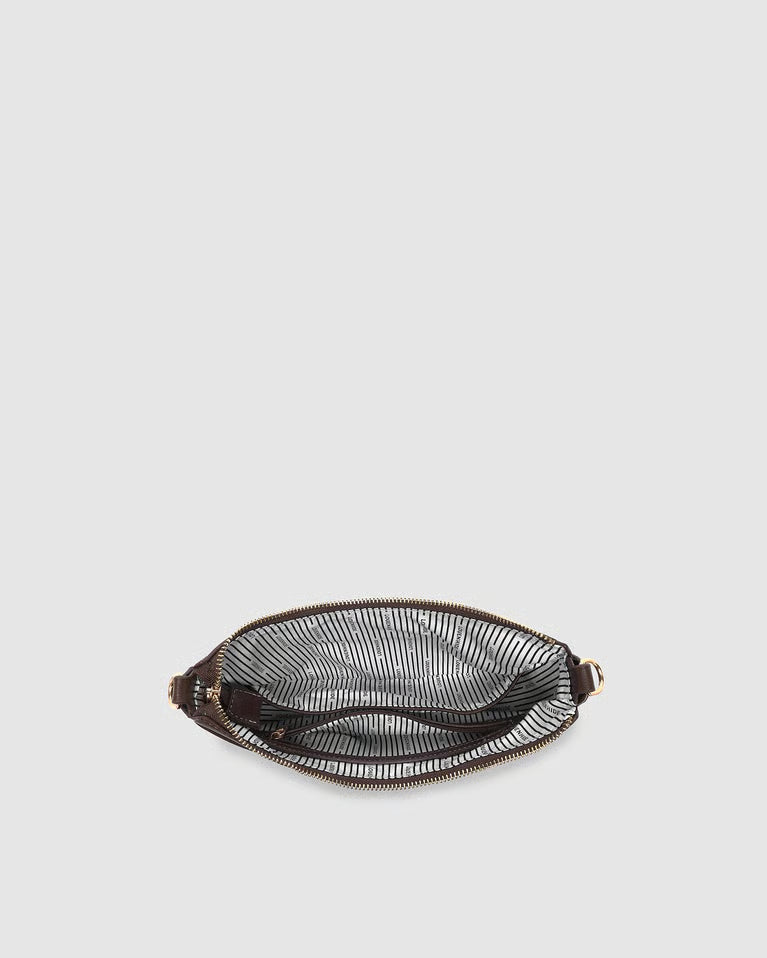 Claudia Shoulder Bag- Chocolate