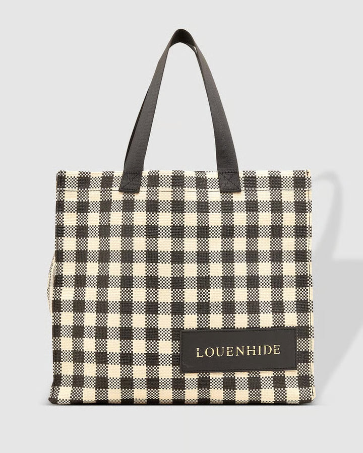 Baby Simpson Tote Bag- Black Cream