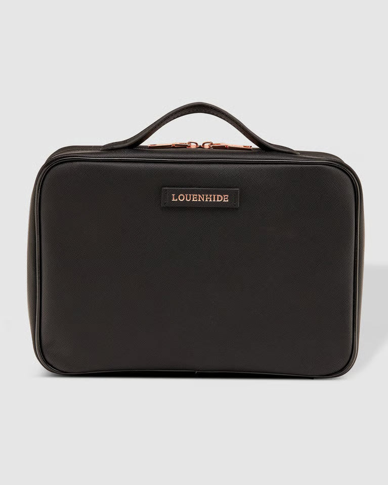 Georgie Toiletry Case- Black