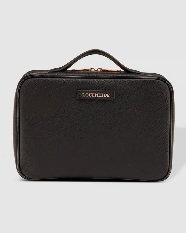 Georgie Toiletry Case- Black