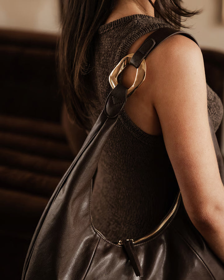 Billie Shoulder Bag- Chocolate