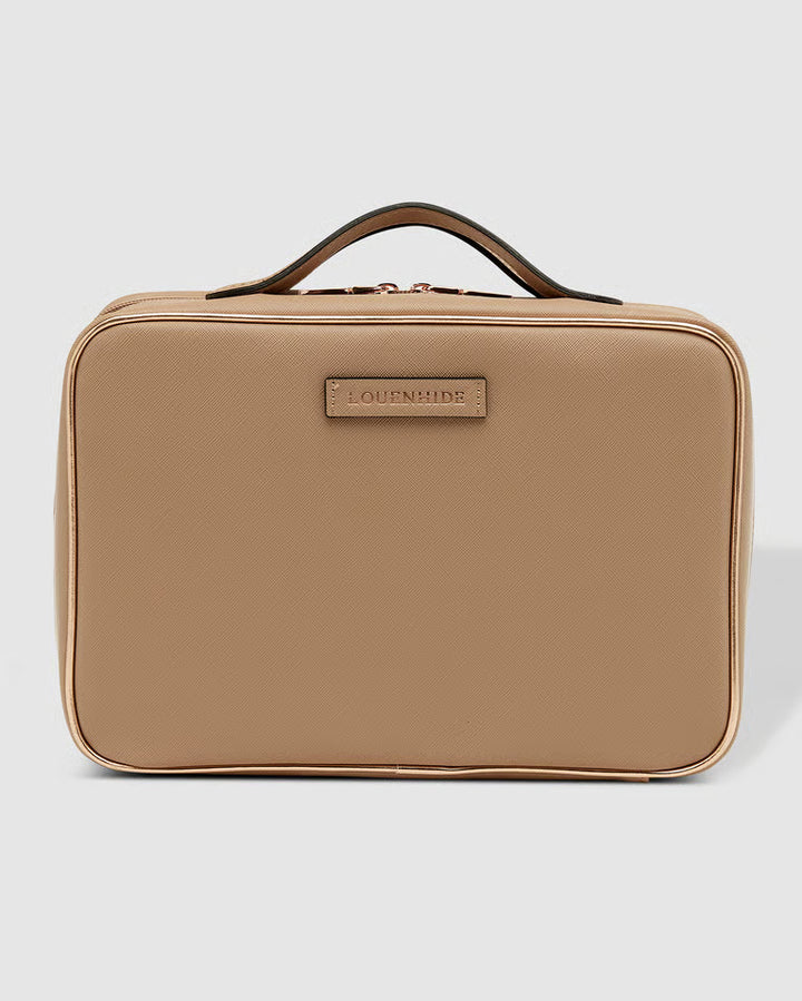 Georgie Toiletry Case- Coffee