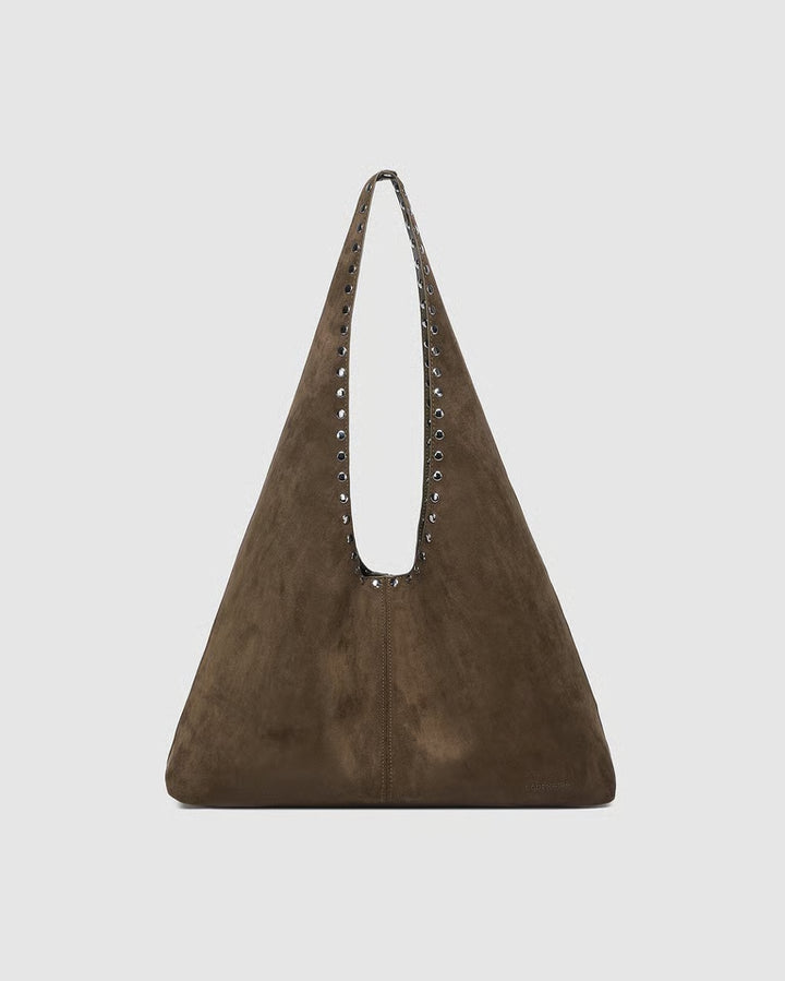 Hailey Suede Shoulder Bag