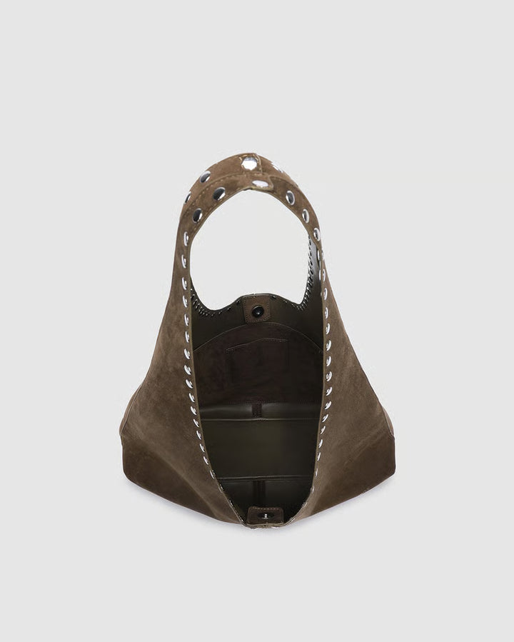 Hailey Suede Shoulder Bag