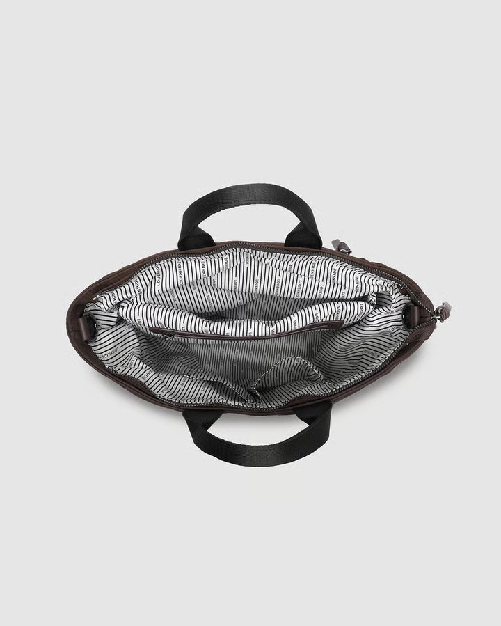 Bronx Nylon Backpack- Chocolate