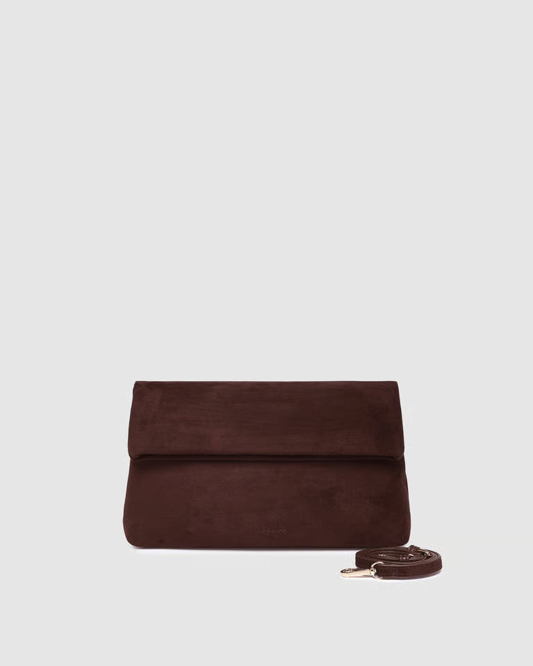 Luka Suede Clutch Crossbody