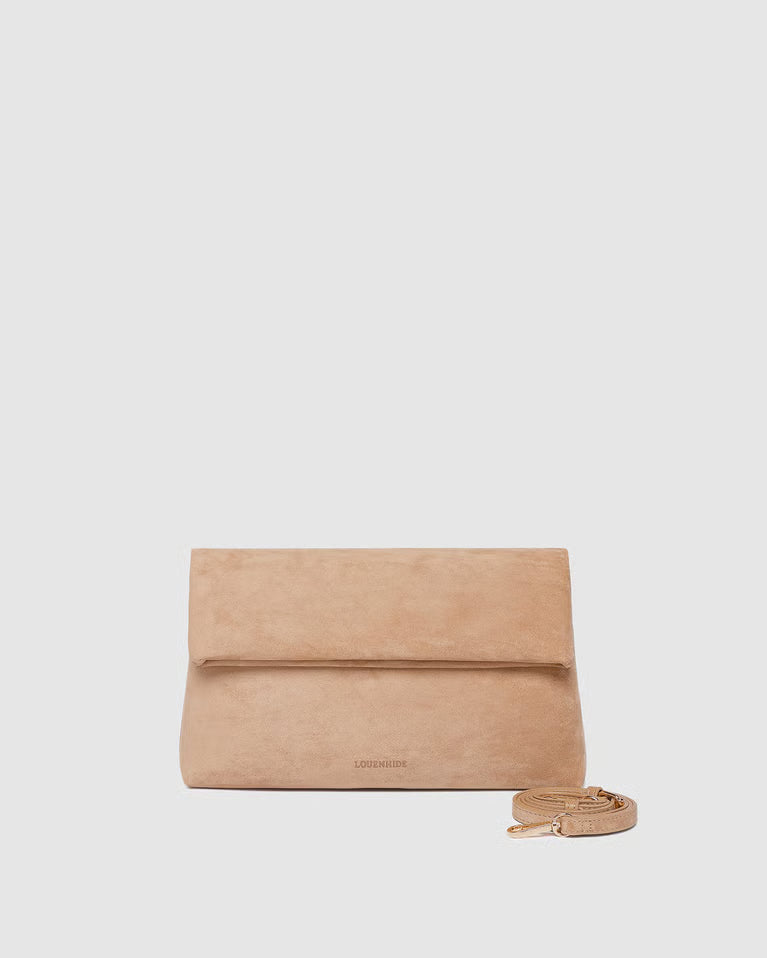 Luka Suede Clutch Crossbody