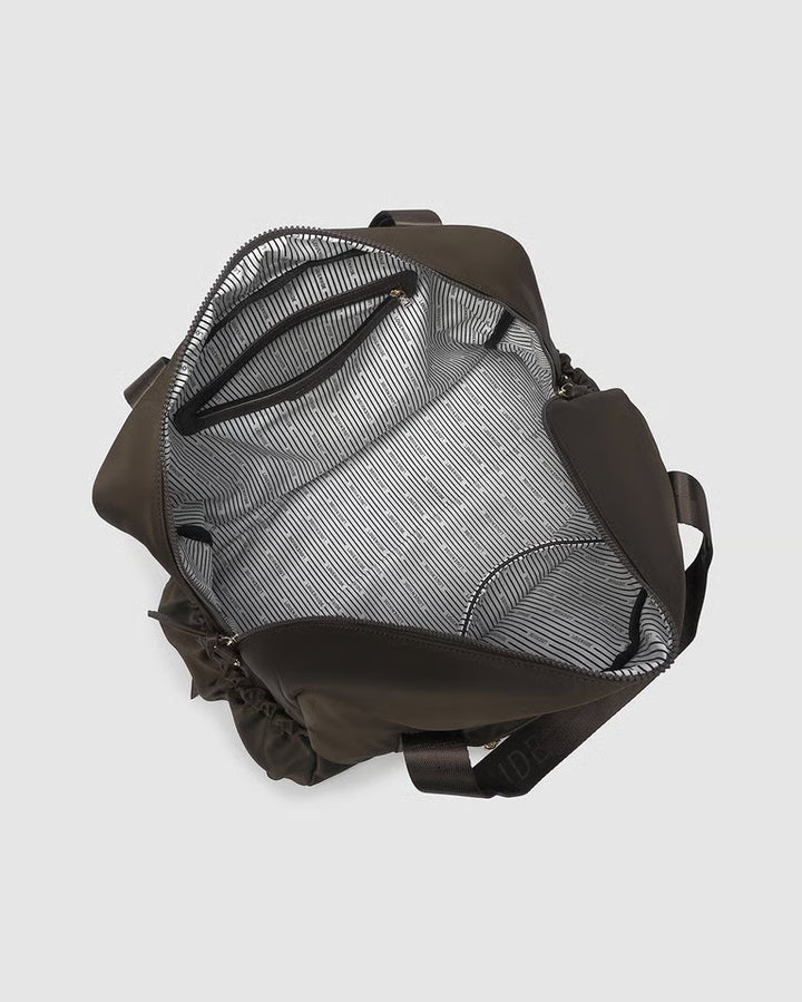Jenn Nylon Travel Bag- Chocolate