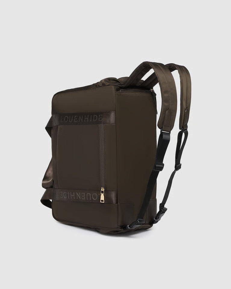 Jenn Nylon Travel Bag- Chocolate