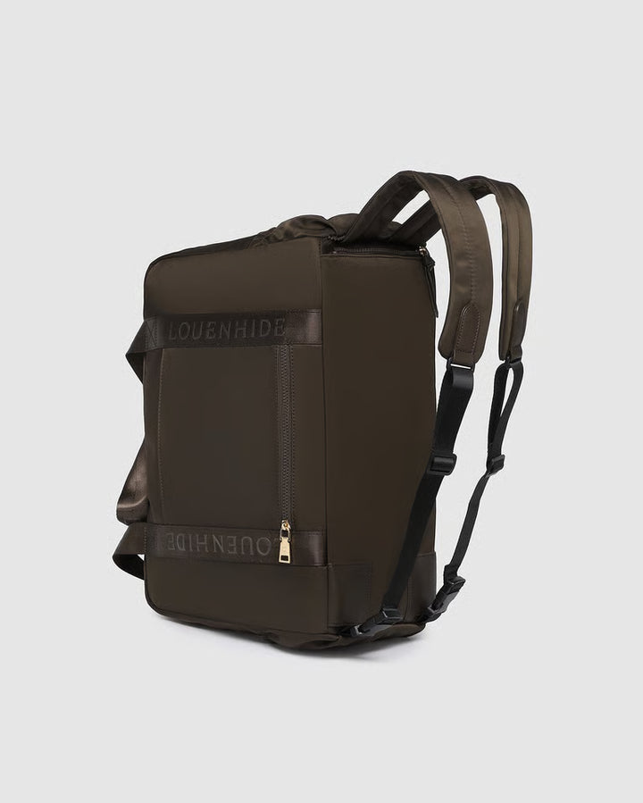Jenn Nylon Travel Bag- Chocolate