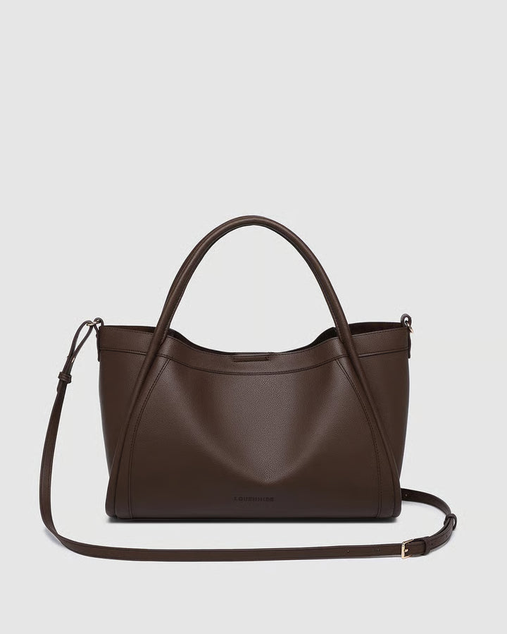 Mini Sutton Shoulder Bag- Chocolate