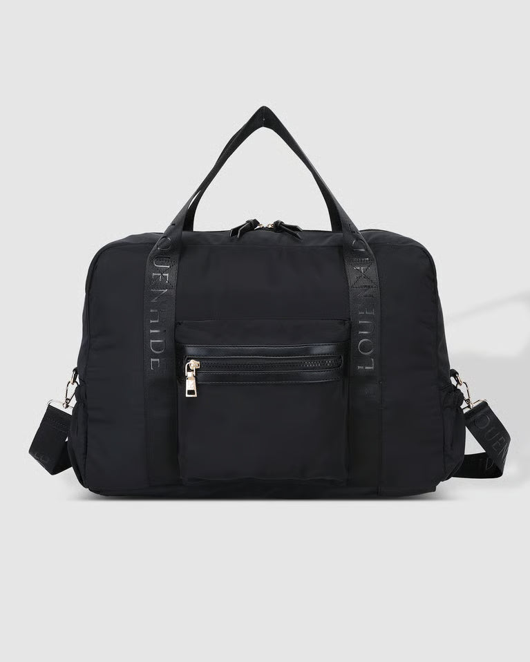 Jenn Nylon Travel Bag- Black