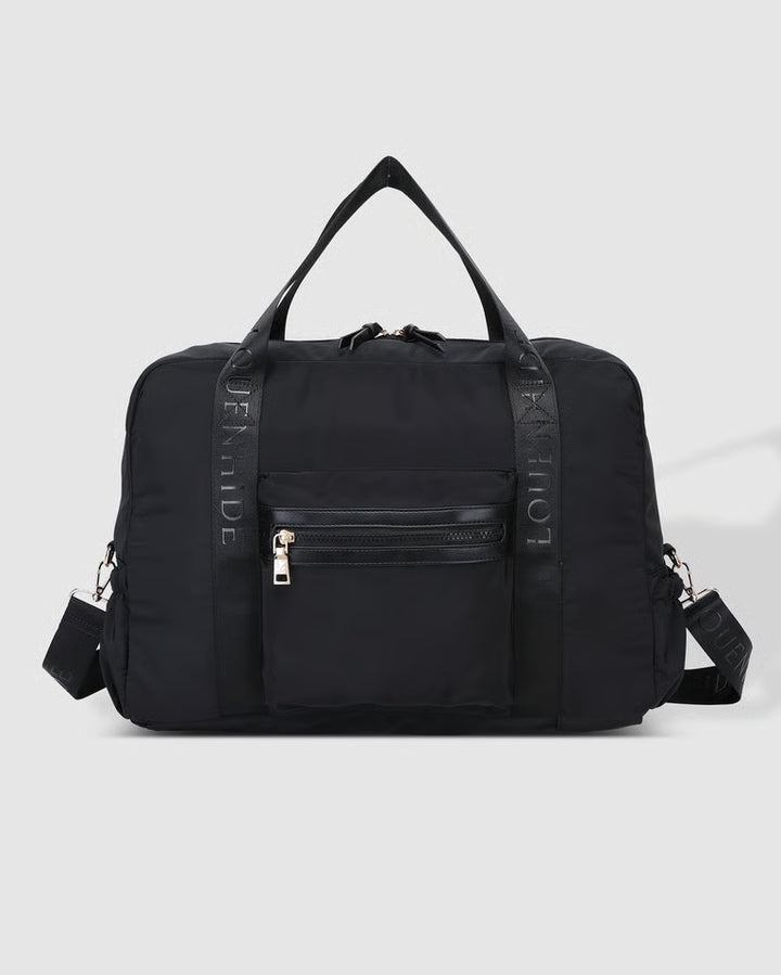 Jenn Nylon Travel Bag- Black