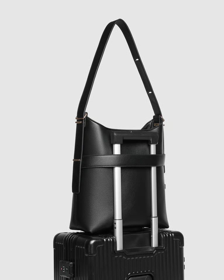 Audrey Bucket Bag- Black
