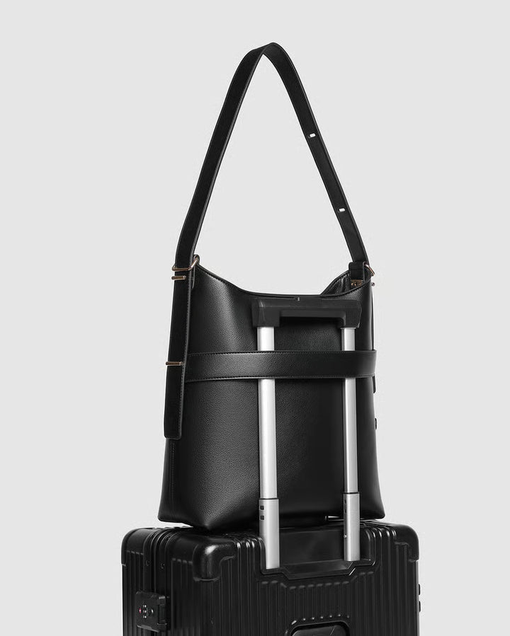 Audrey Bucket Bag- Black