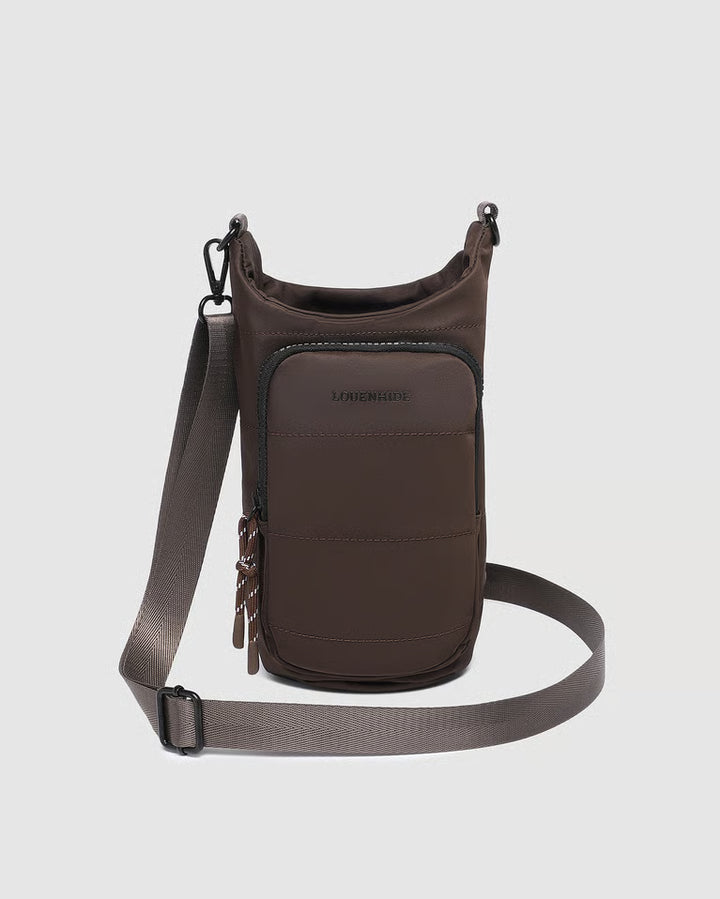 Miami Water Bottle Bag- Chocolate