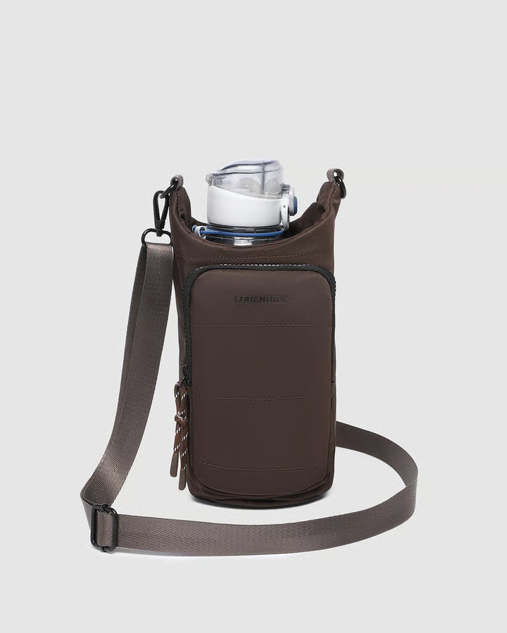 Miami Water Bottle Bag- Chocolate