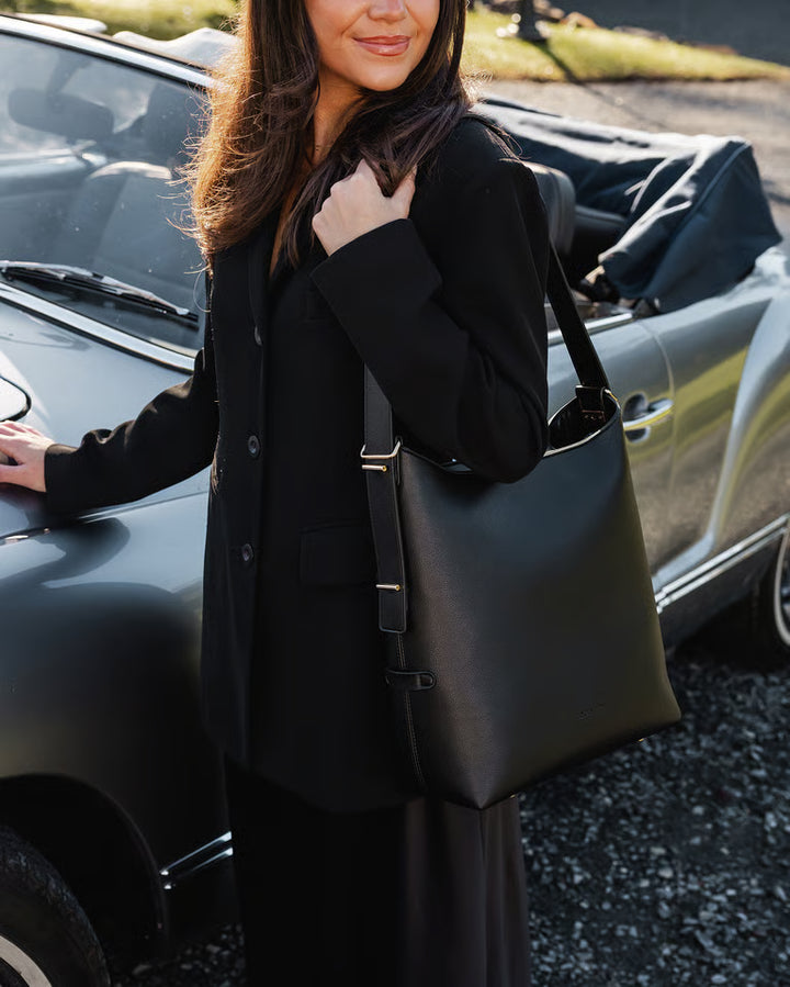 Audrey Bucket Bag- Black