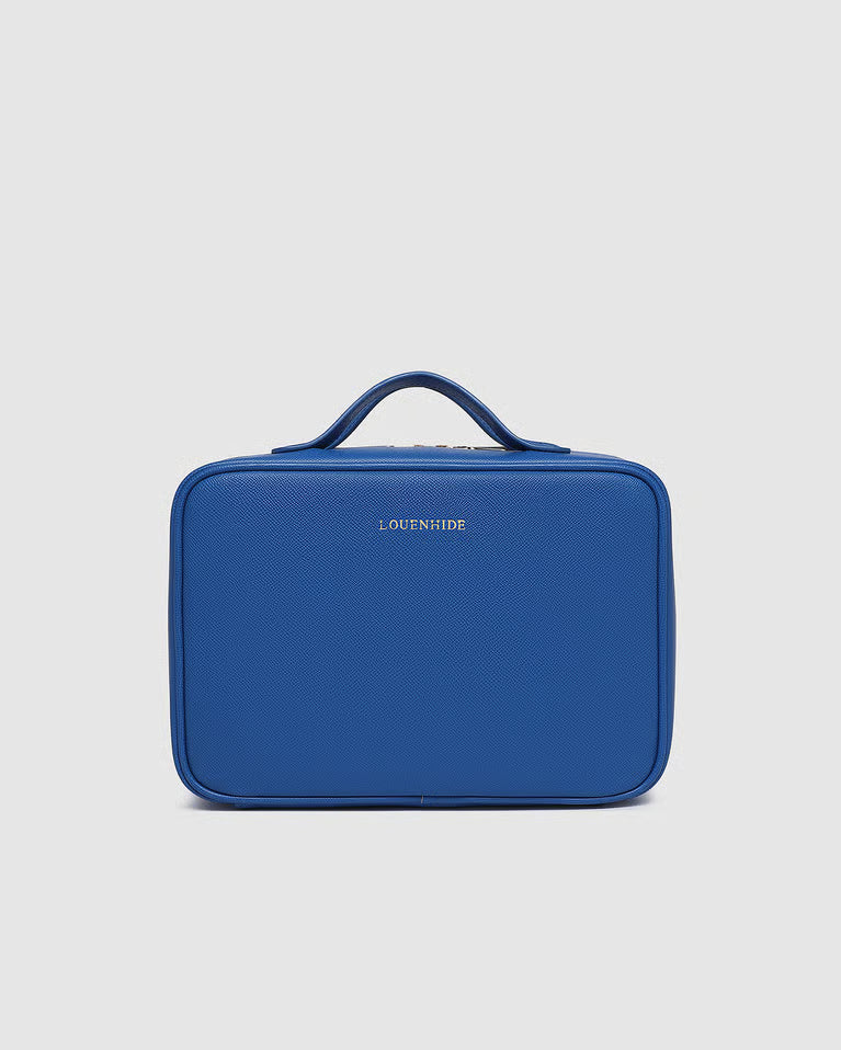 Georgie Toiletry Case - Ocean Blue