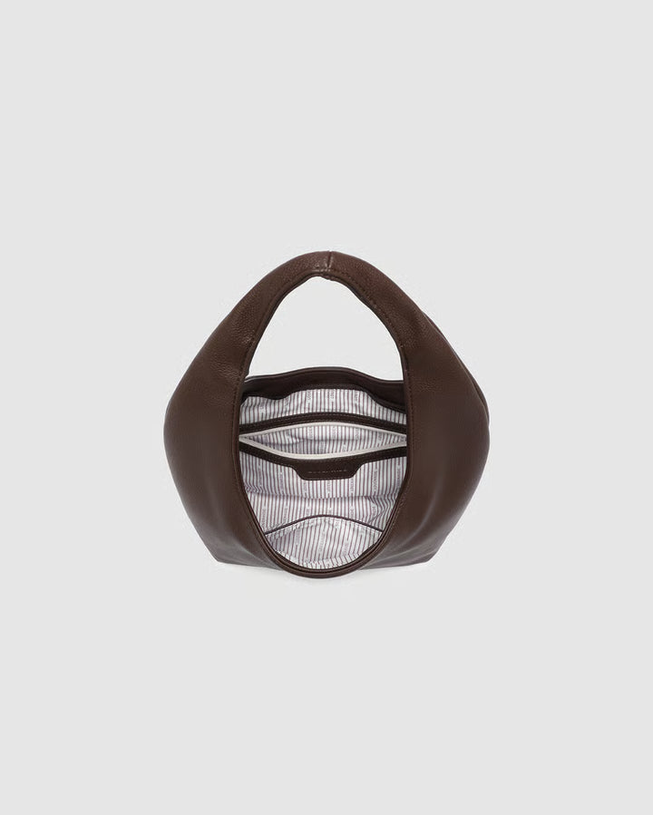 Mini Monaco Shoulder Bag- Chocolate
