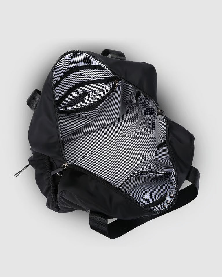 Jenn Nylon Travel Bag- Black