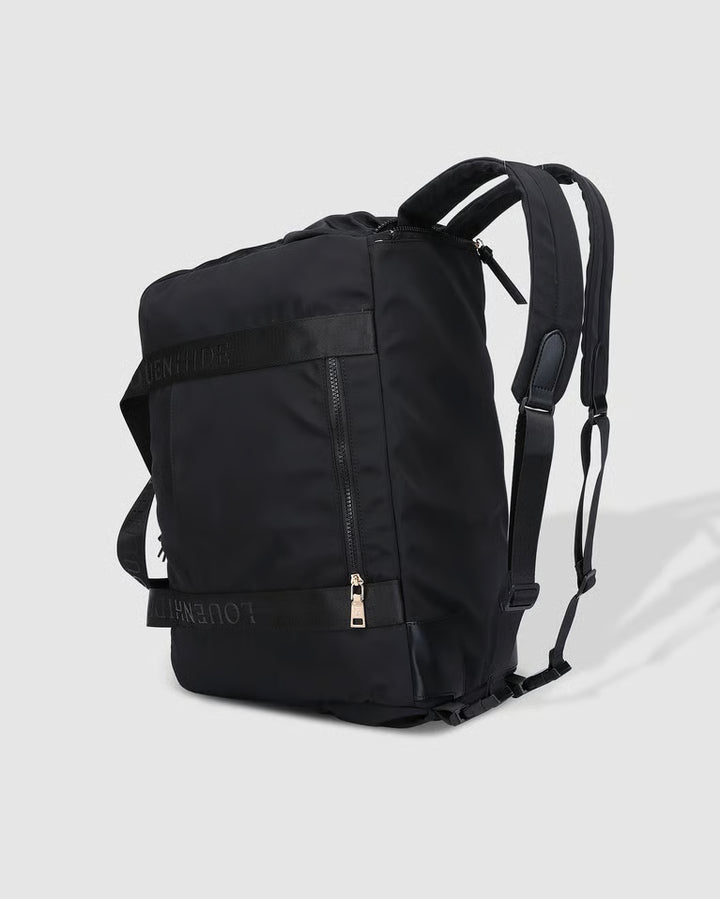 Jenn Nylon Travel Bag- Black