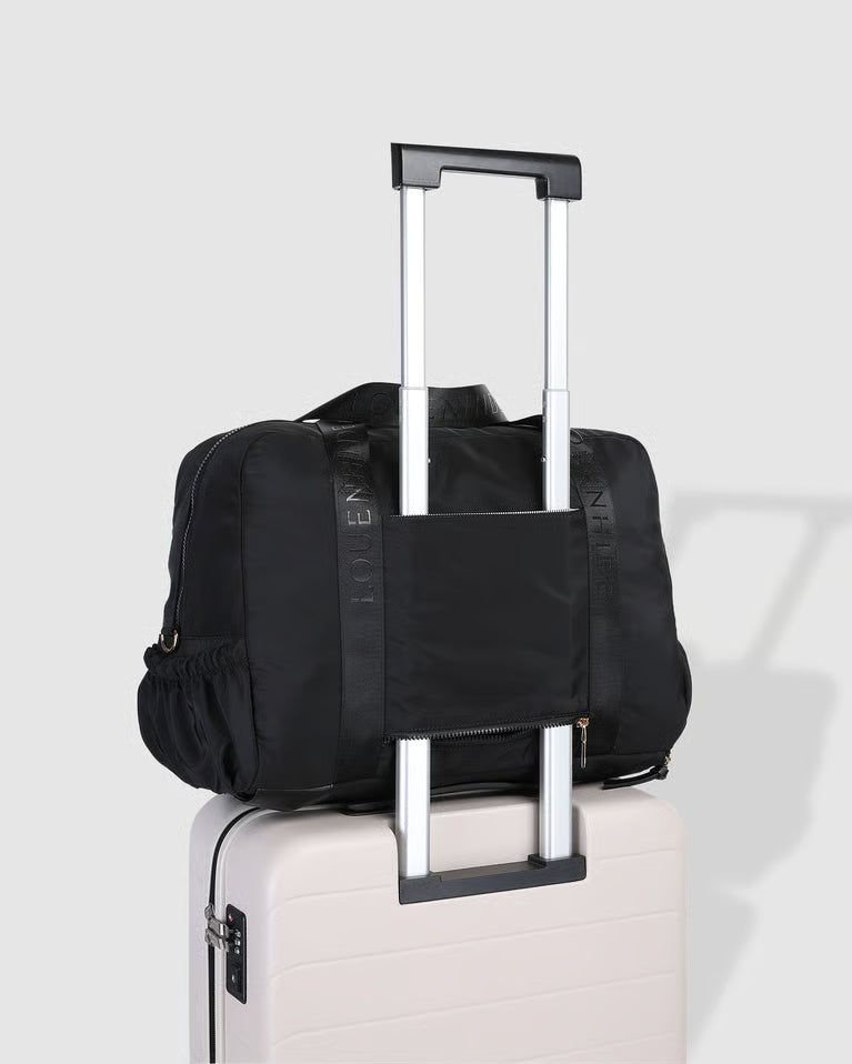 Jenn Nylon Travel Bag- Black