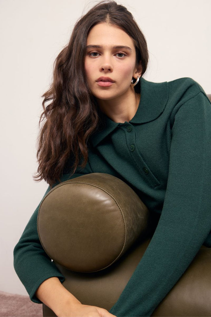 Elin Collared Knit Jumper