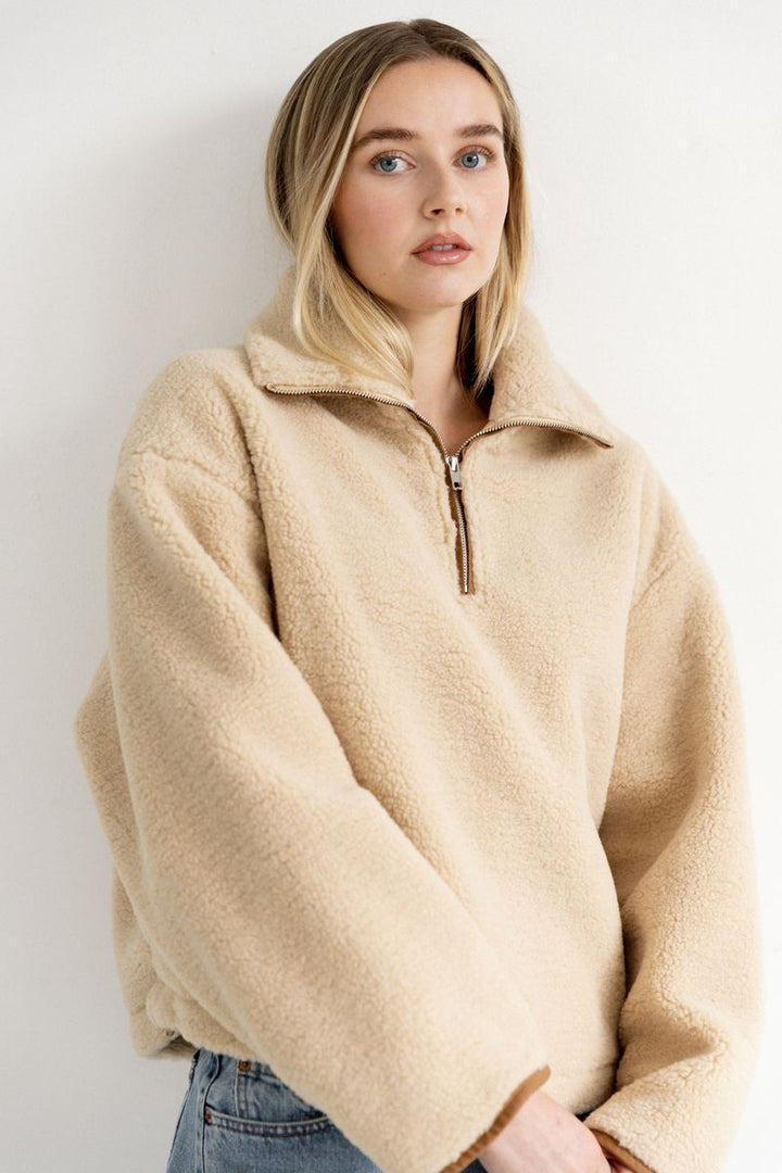1/2 Zip Sherpa Jacket