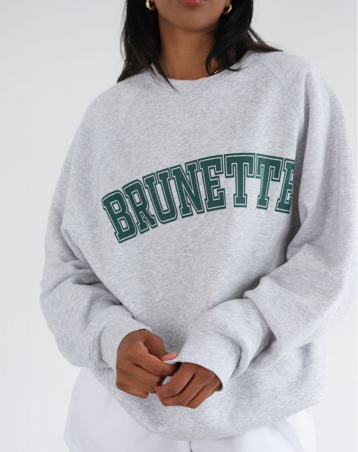Brunette The Label Varsity Crewneck - Brunette