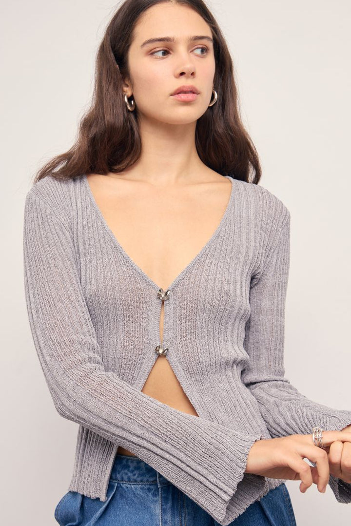 Marit Embellished Knit Top