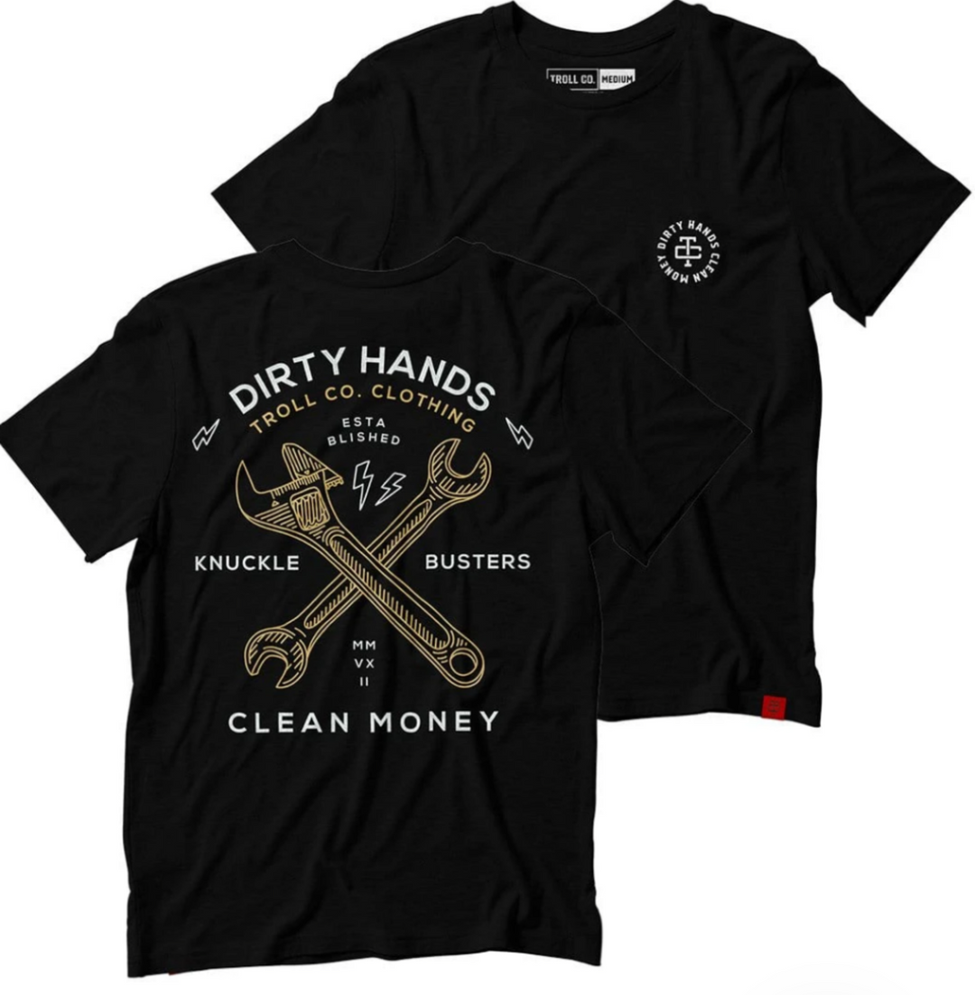 Twisting Wrenches T-shirt-Black